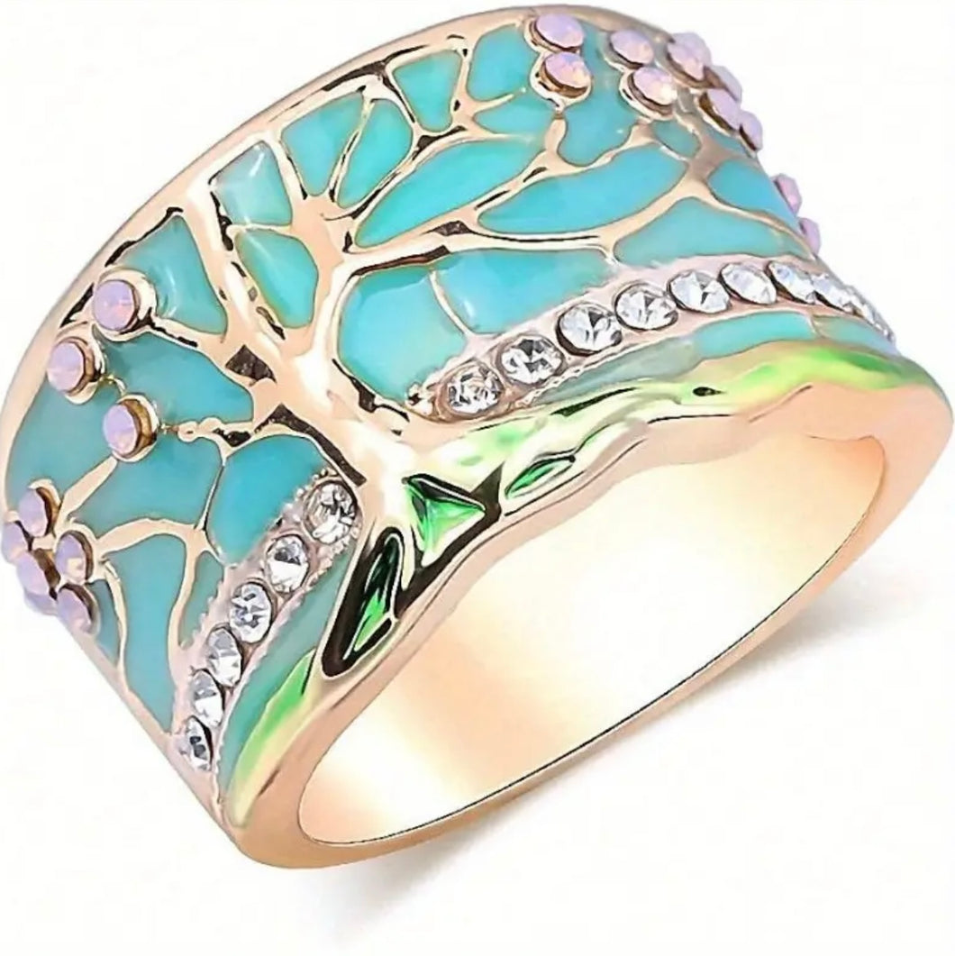 Lucky Flower Tree Ring